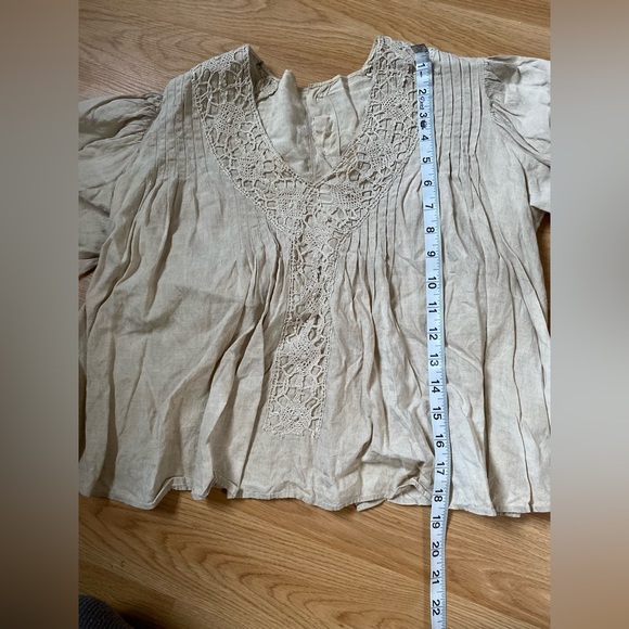 Vintage Cropped Crotchet Blouse - Picture 7 of 7